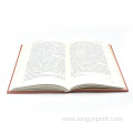 OEM Customized printing pink english hardcover book